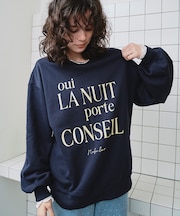 クルーネックルーズスウェットプルオーバー
