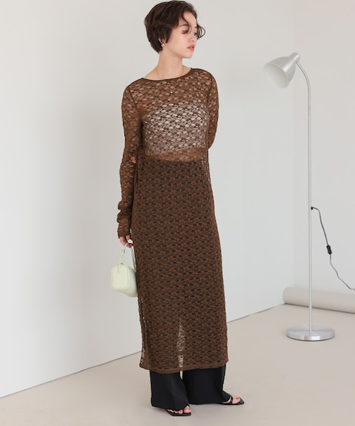 フラワーレースワンピース