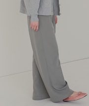 ワンタックカラーワイドパンツ