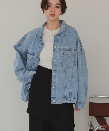ビッグシルエットデニムジャケット