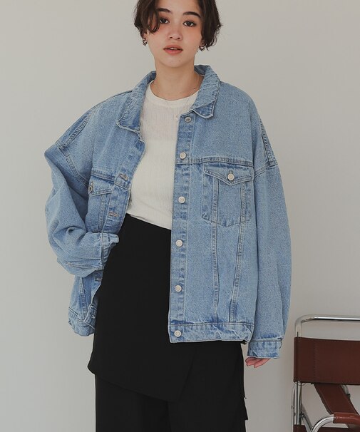 ビッグシルエットデニムジャケット