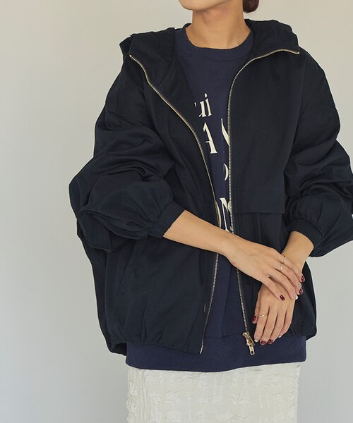 コットンツイルダブルジップマウンテンパーカー｜ティティベイト