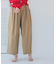 カーヴィーシルエットゴムパンツ