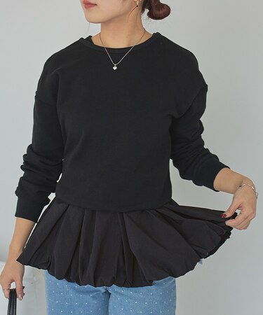 カップ付きバルーンタンクトップ