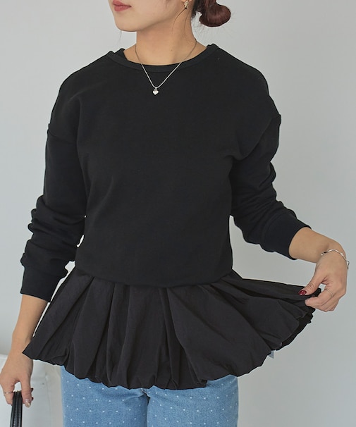 カップ付きバルーンタンクトップ