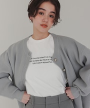 ロングスリーブ刺繍ロゴTシャツ