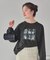 ドッグフォトプリントビッグロングTシャツ