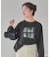 ドッグフォトプリントビッグロングTシャツ