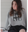 ドッグフォトプリントビッグロングTシャツ