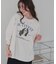 ドッグ刺繍ビッグロングTシャツ