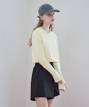 3点セット/ショートパンツ×カップ付長袖ビキニ/水着