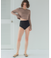 3点セット/ショートパンツ×カップ付長袖ビキニ/水着