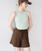 3点セット/ショートパンツ×タンクトップビキニ/水着