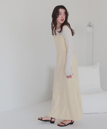 マーメイドラインキャミソールワンピース