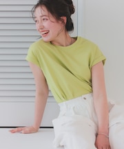 汗染み防止ダブルカフスTシャツ