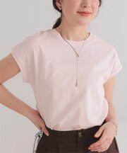 汗染み防止ダブルカフスTシャツ