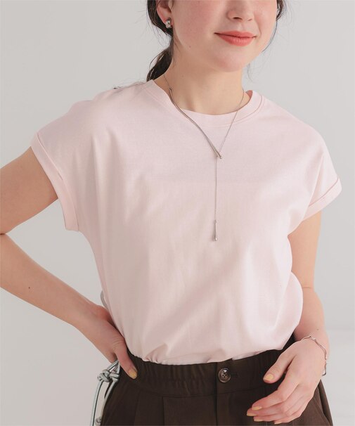 汗染み防止ダブルカフスTシャツ