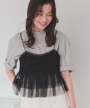 汗染み防止ルーズシルエットTシャツ