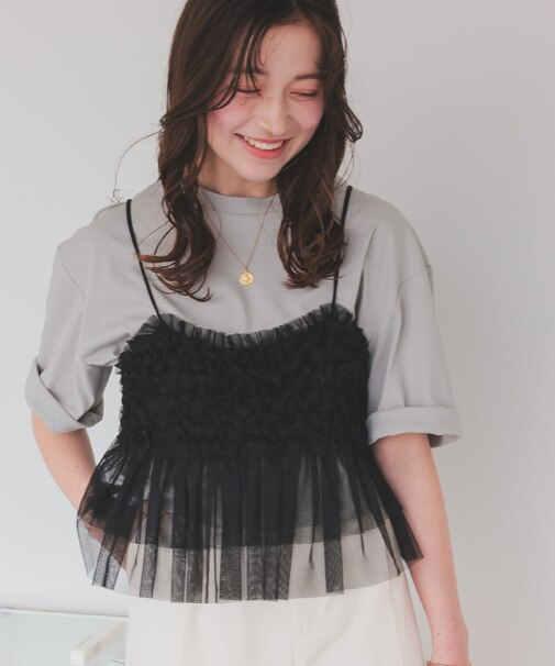 汗染み防止ルーズシルエットTシャツ