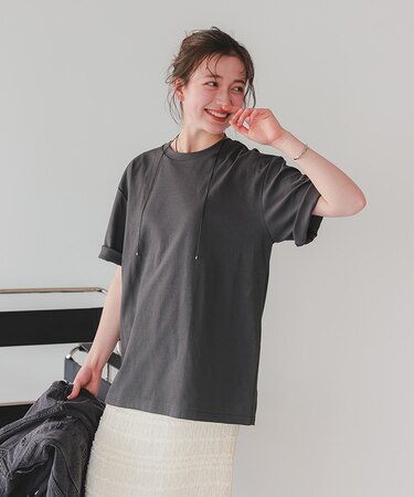 汗染み防止ルーズシルエットTシャツ