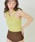 ツイストノースリーブハイウエストビキニ/セット水着
