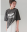 オーバーサイズピグメントフォトプリントTシャツ