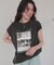フレンチスリーブピグメントフォトプリントTシャツ