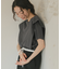 汗染み防止ラッフルスリーブTシャツ