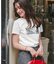 箔プリントコンパクトTシャツ