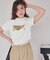 箔プリントコンパクトTシャツ