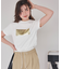 箔プリントコンパクトTシャツ