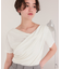 オフショルダーハーフスリーブTシャツ