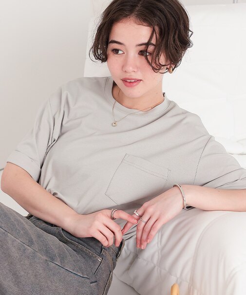 汗染み防止ポケットTシャツ