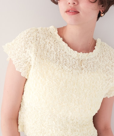 ポコポコシャーリングシアートップス