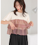 オーガンジーフリルドッキングTシャツ