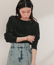 シアーベロアロングTシャツ