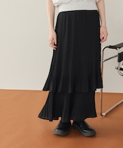 リリープリーツティアードスカート
