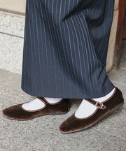 スクエアトゥバレエシューズ