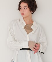 袖切替ロングスリーブシアートップス