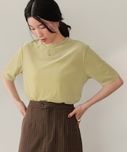シアーベロア半袖Tシャツ