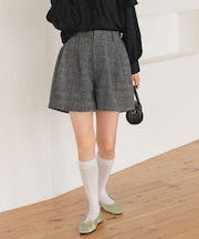 ダブルタックショートパンツ