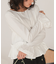 裾フリルデザインロングスリーブTシャツ