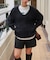 ショートニットパンツ