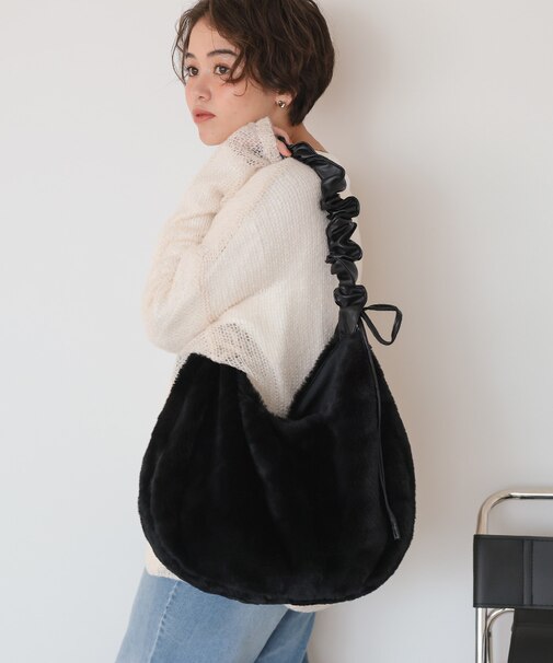 2wayフェイクファーバッグ