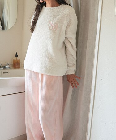 ふわもこマシュマロタッチパジャマセットアップ