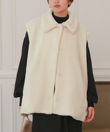 2wayフレアシルエットボアアウター