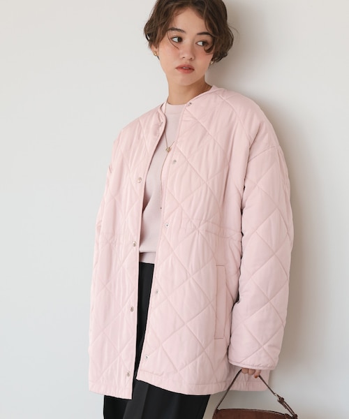 ウエストドローストリングキルティングジャケット｜ティティベイトの