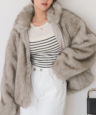 フェイクファージャケット