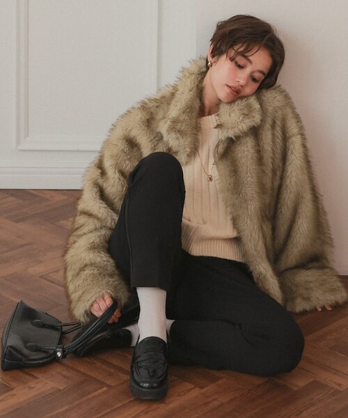 IENA MKT studio/エムケーティースタジオ フェイクファー IENA MKT studio/エムケーティースタジオ フェイクファー