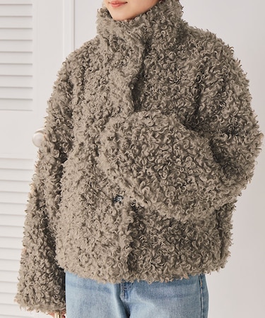 プードルフェイクファージャケット